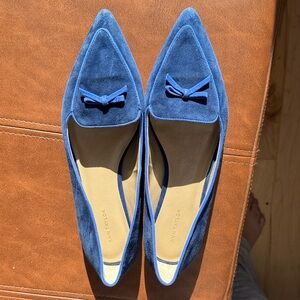 Ann Taylor Royal Blue Suede Flats